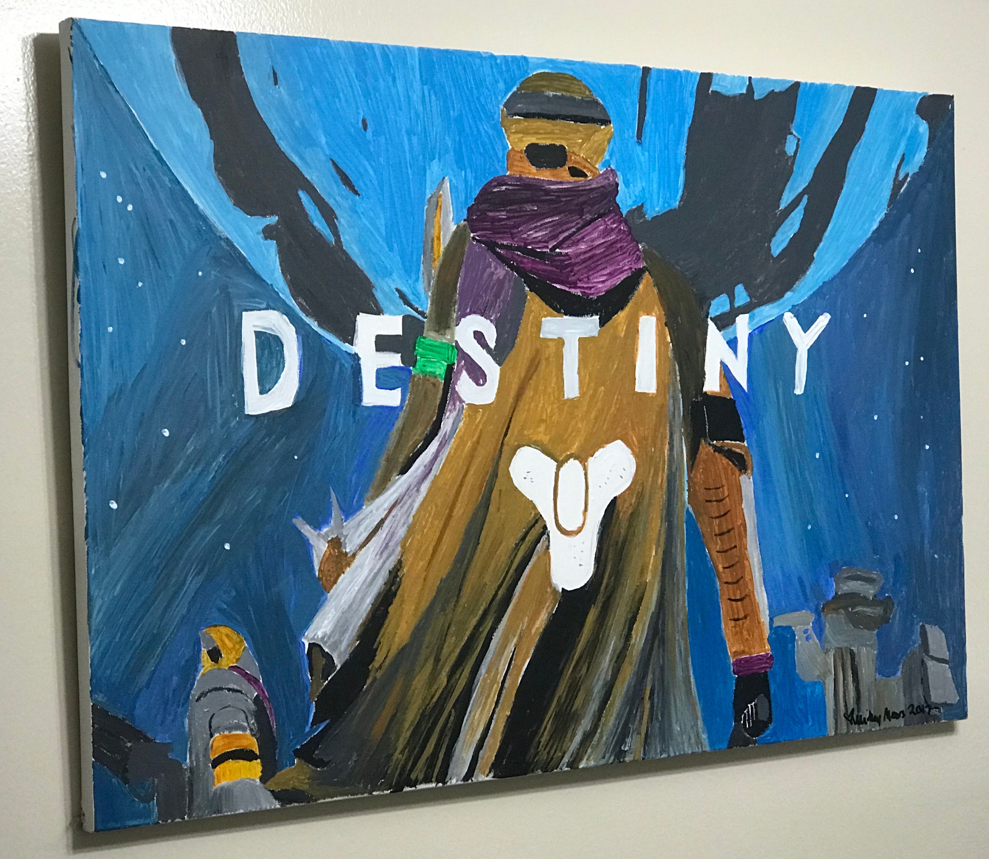 A painted rendition of Destiny promotional art.
