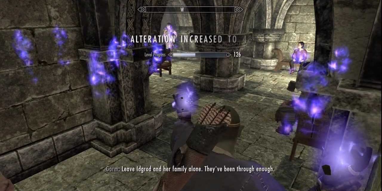 Casting Detect Life in Skyrim