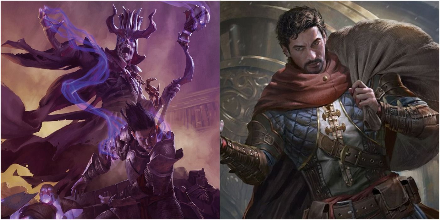 Dungeons and Dragons split image