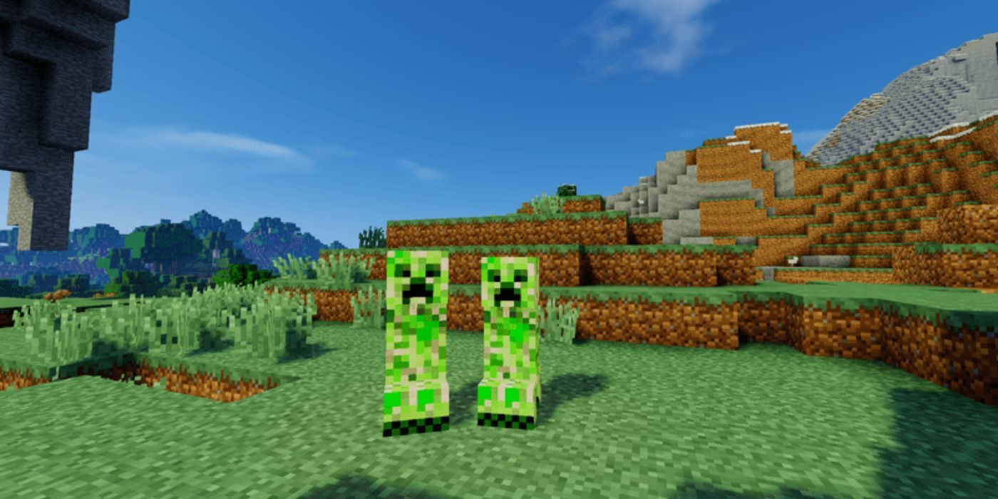 Minecraft Two creepers