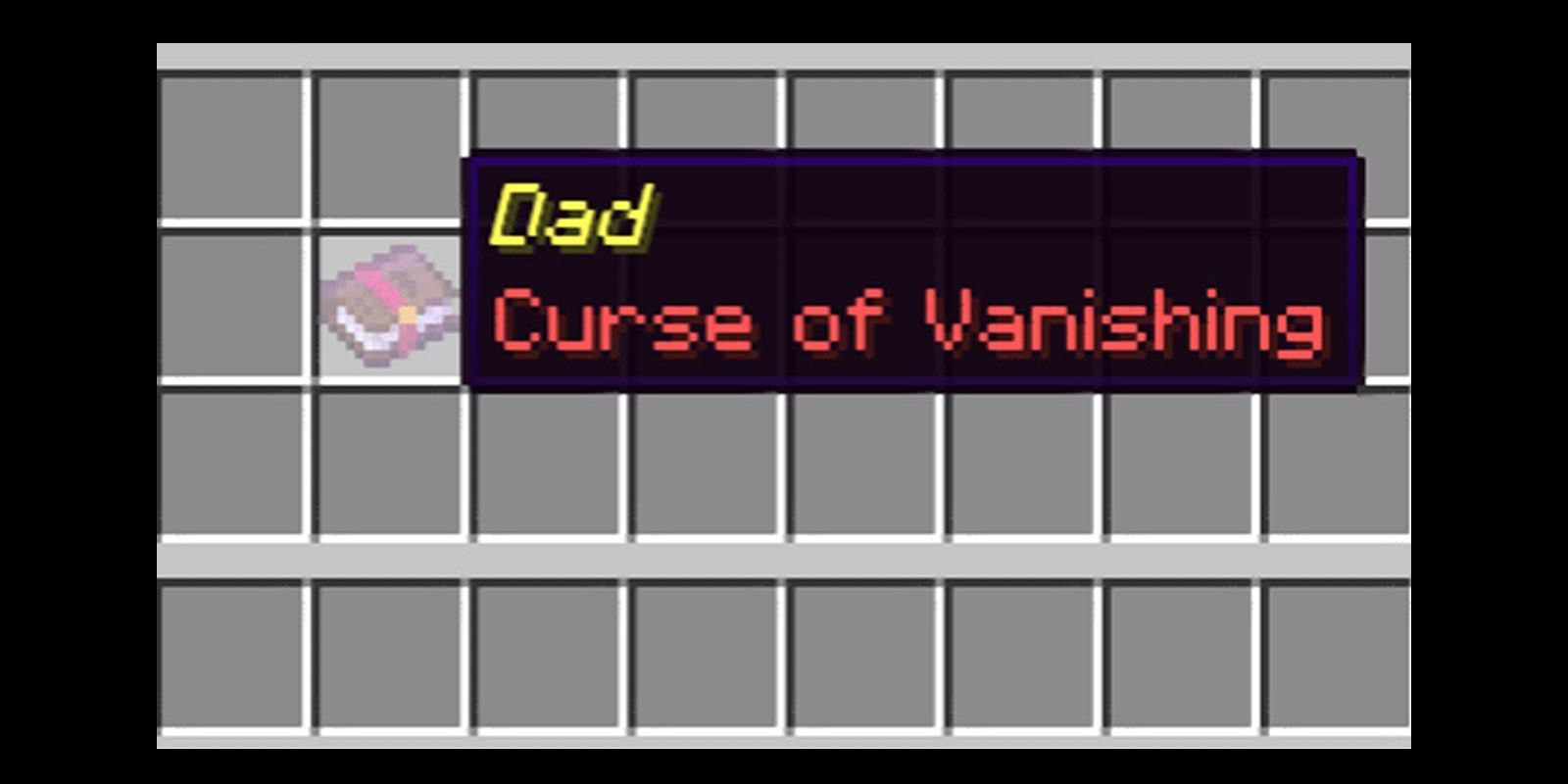 Curse of vanishing minecraft что это