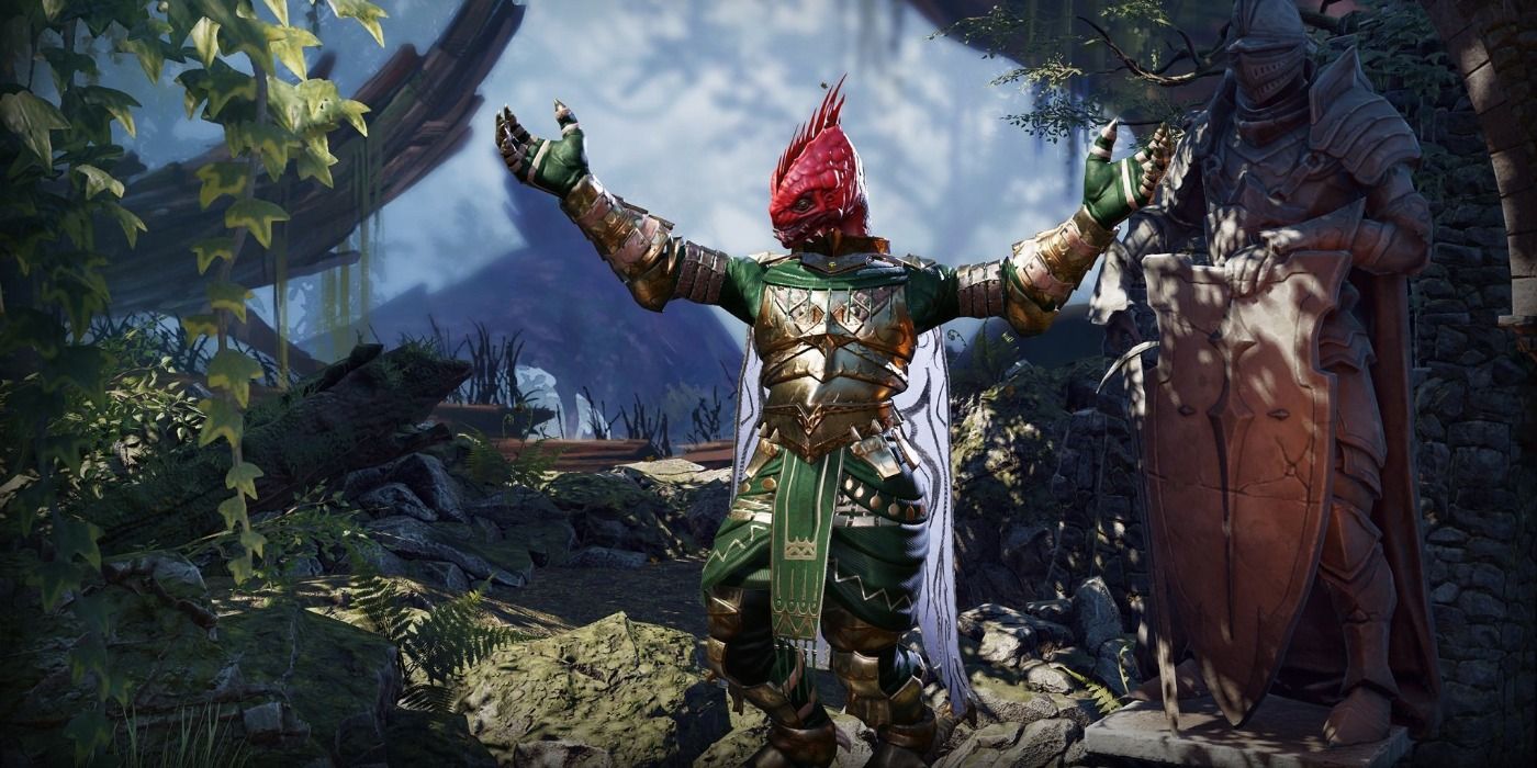 Divinity Original Sin 2 Red Prince throwing his hands up in laughter