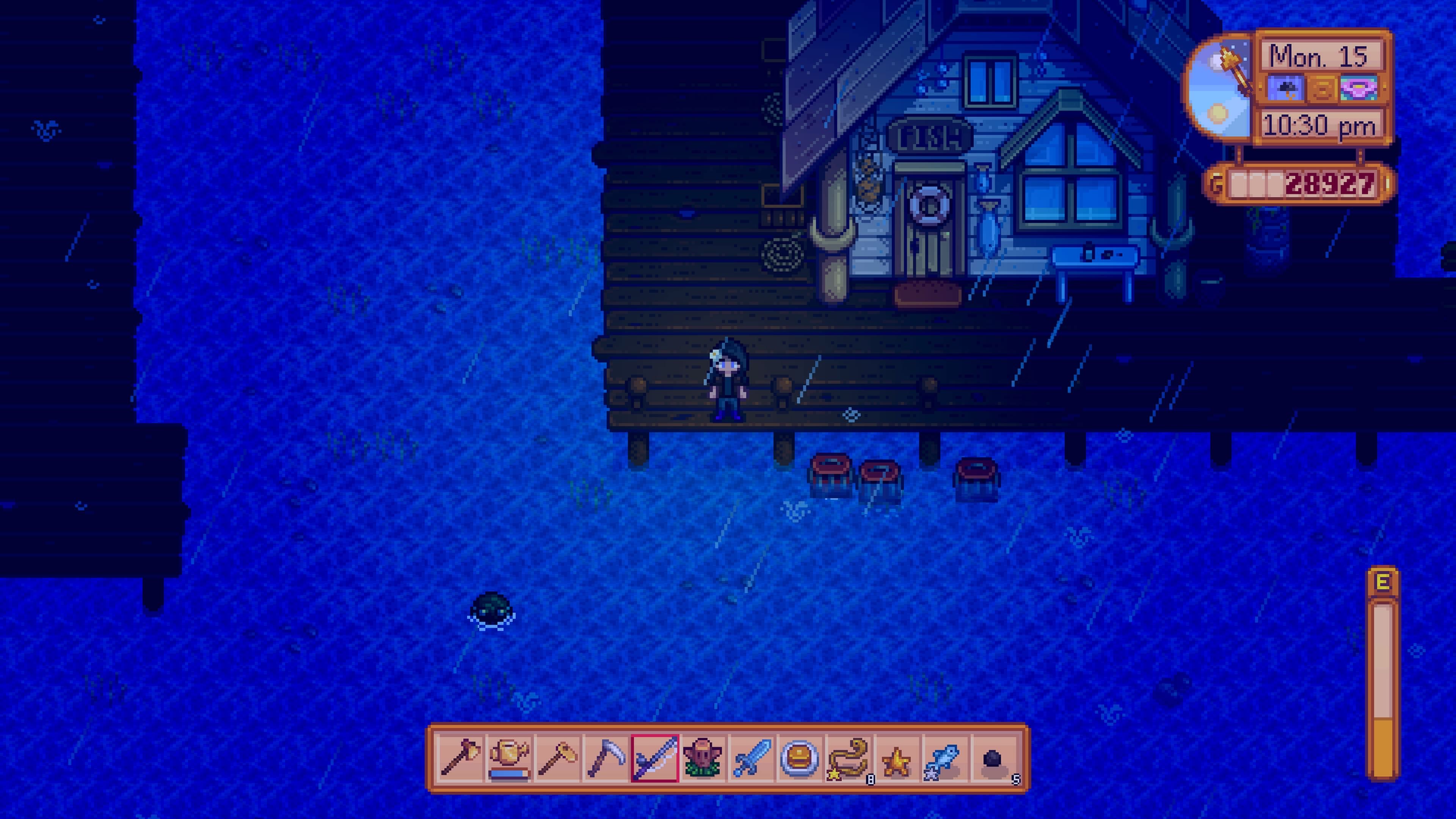 the sea monster in stardew valley