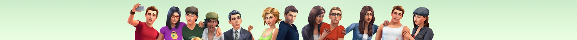 A thin line of different sims