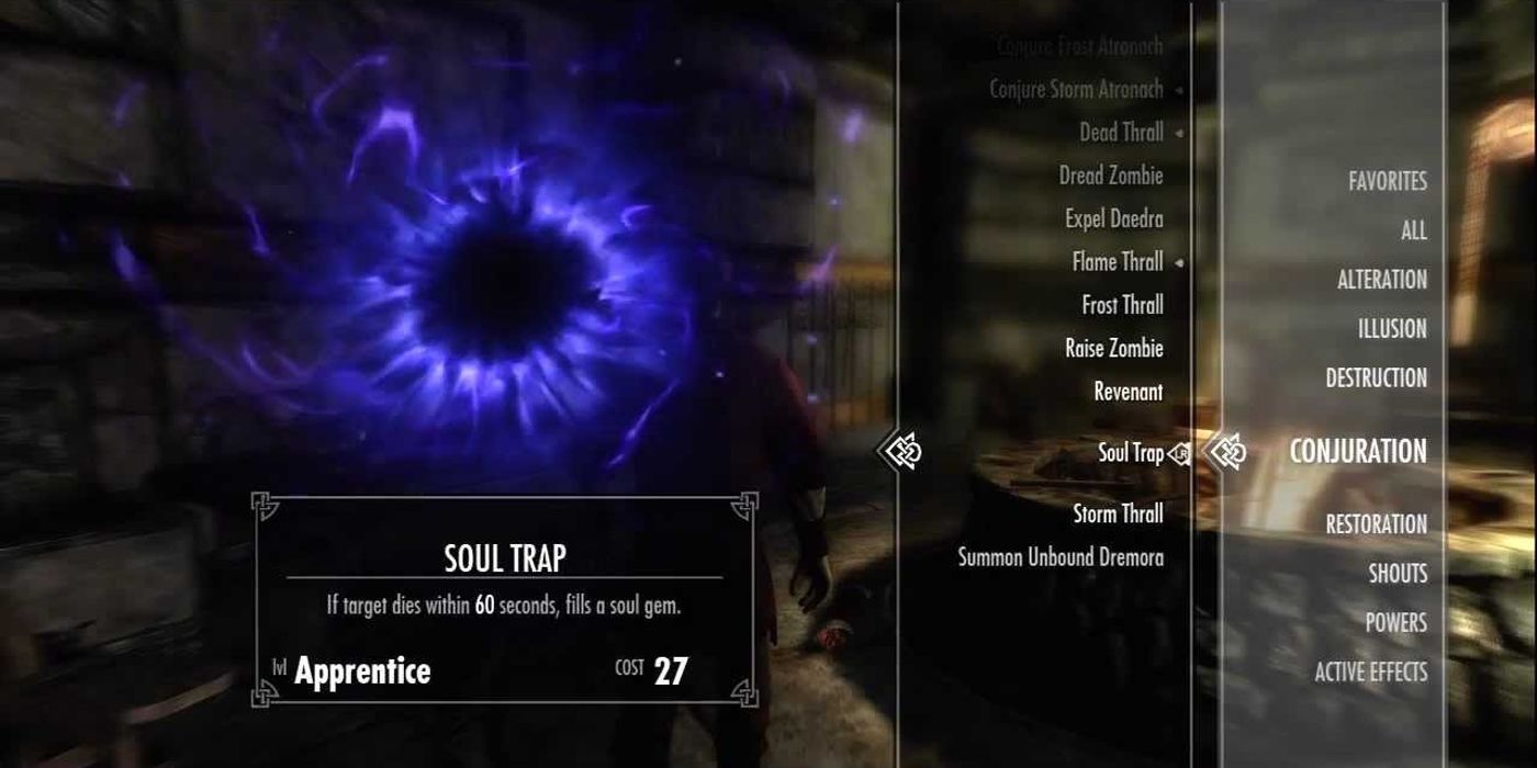 The Soul Trap Skill in Skyrim