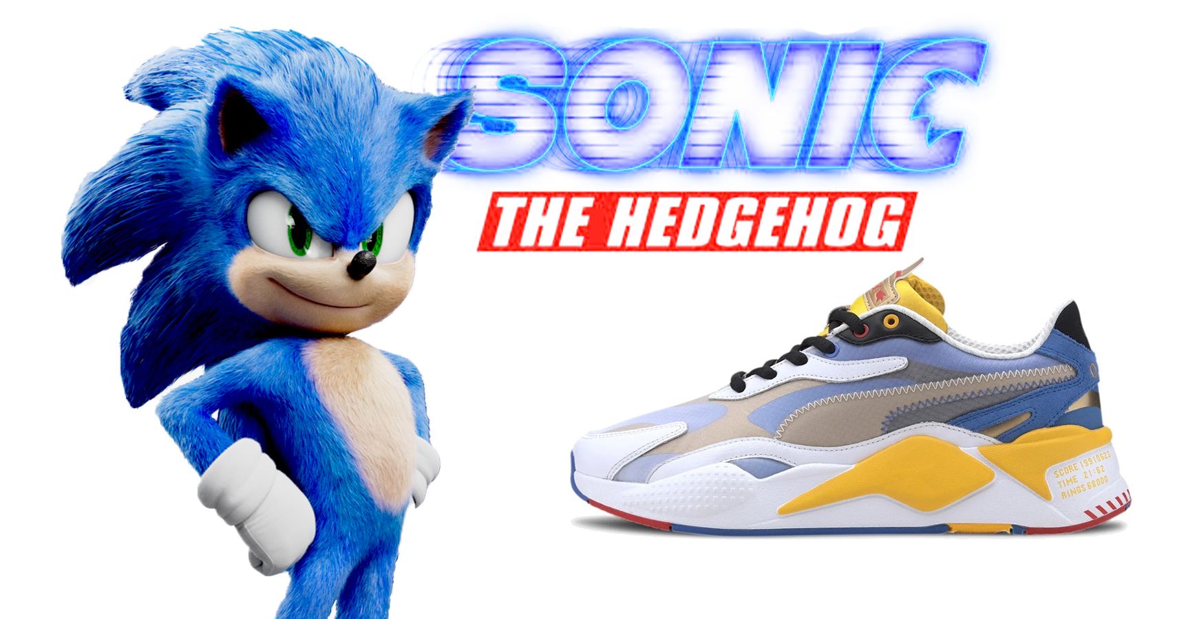 Puma Drops New Sonic-Themed Sneakers Ahead Of Movie Release