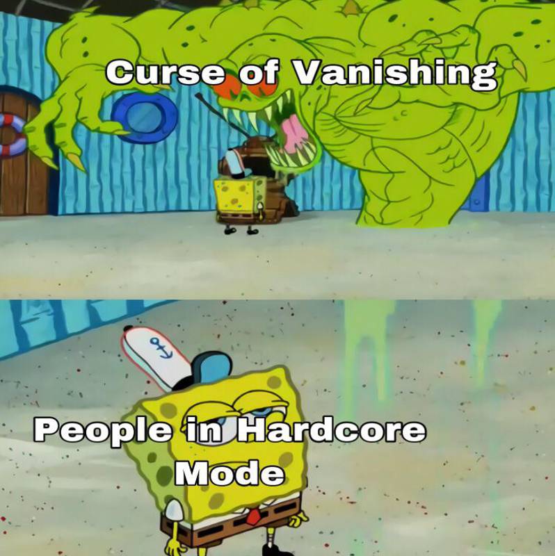 Minecraft 10 Curse Of Vanishing Memes That Are Too Funny For Words Minecraft 10 Curse Of Vanishing Memes That Are Too Funny For Words