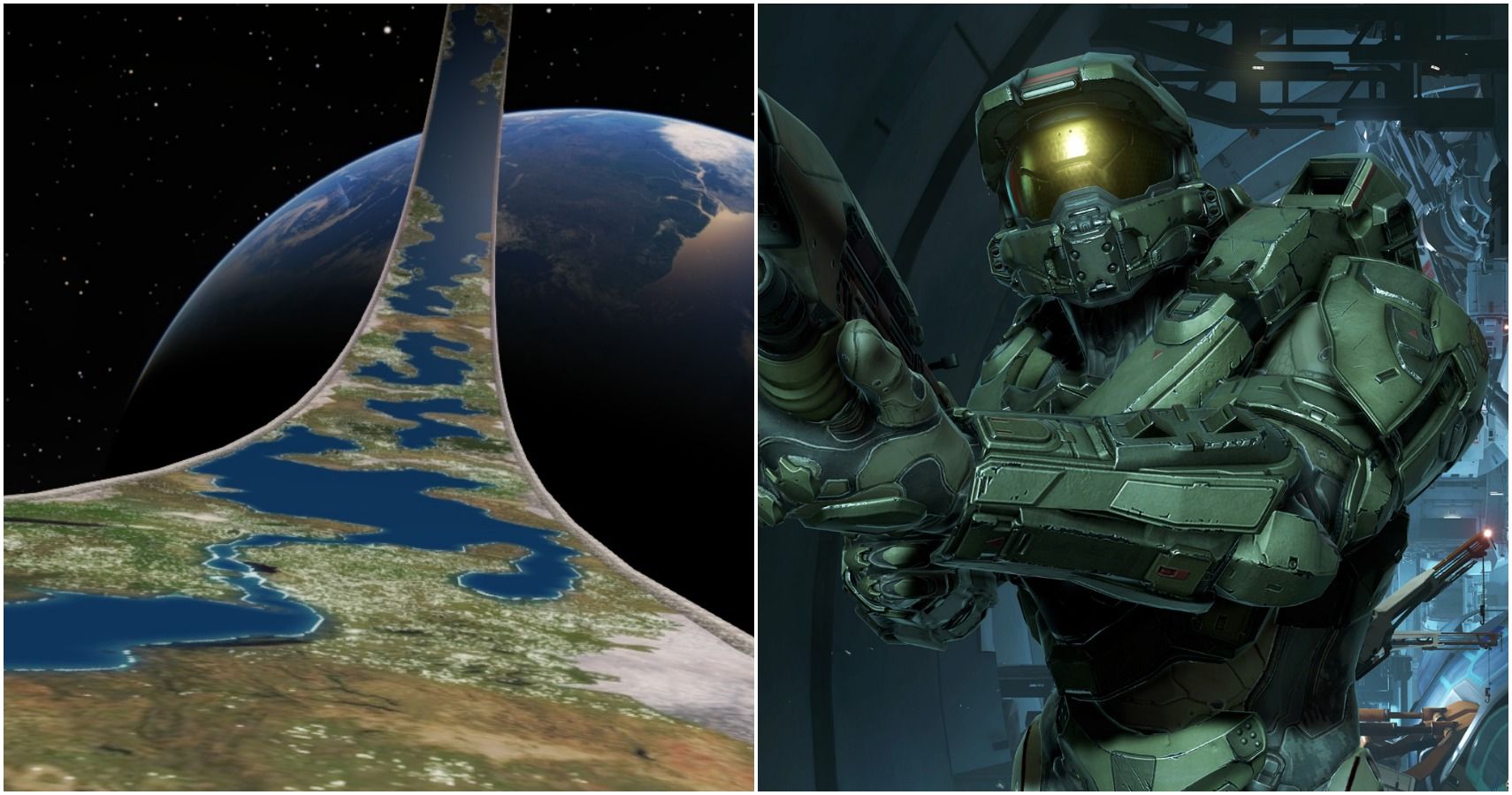 Ladies and gents... Halo. Desktop background, perfectly looped. Filmed in  SpaceEngine. : r/halo