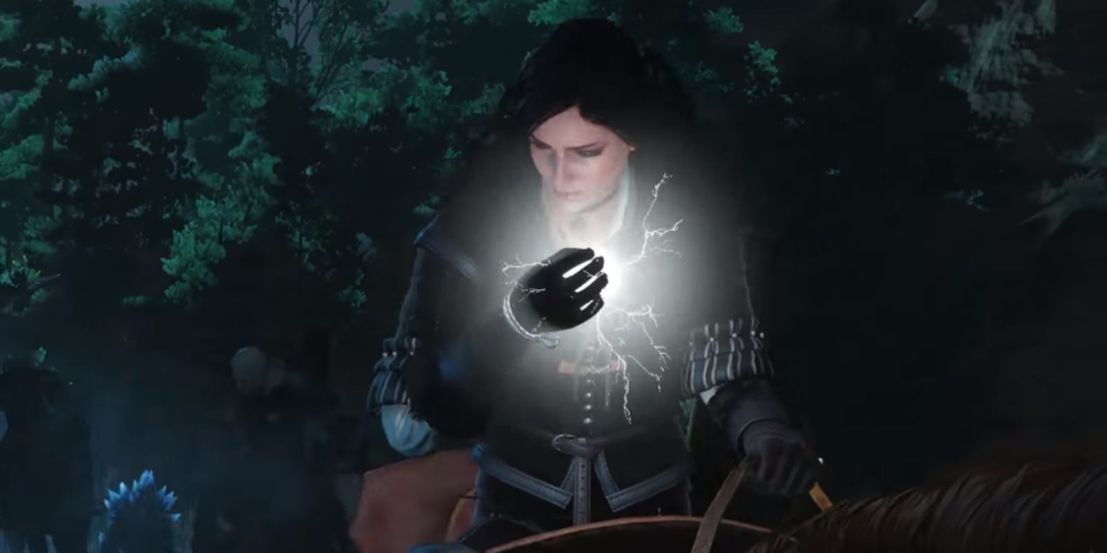 Yennefer using magic in The Witcher 3