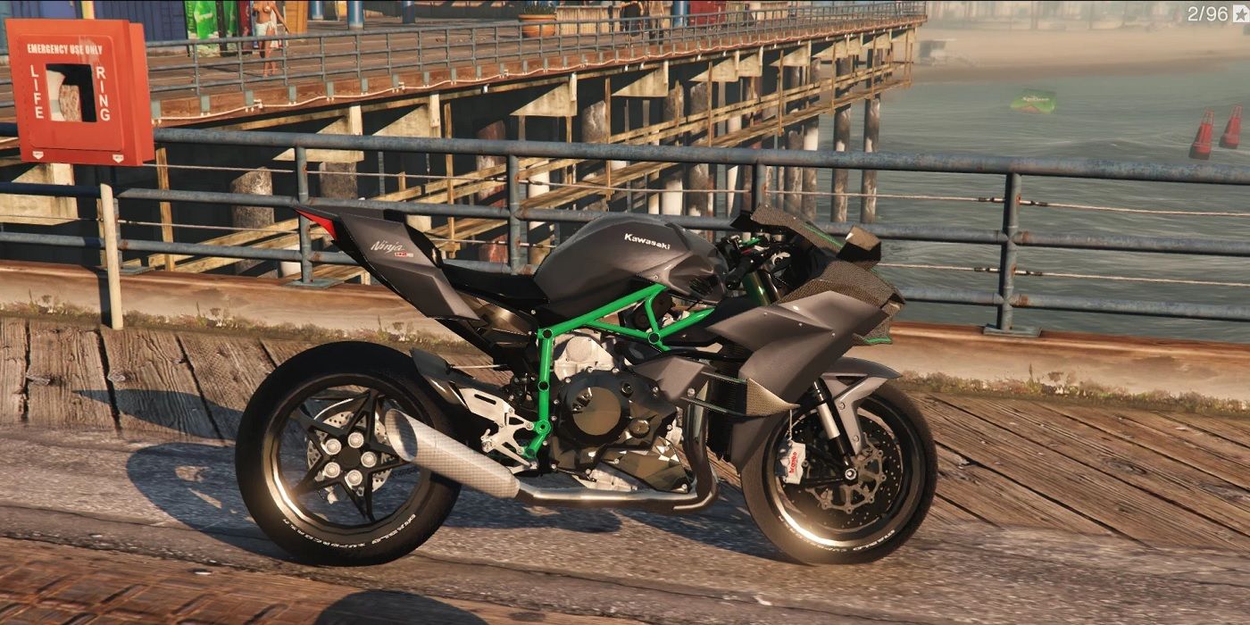 The Kawasaki Ninja mod for Grand Theft Auto V