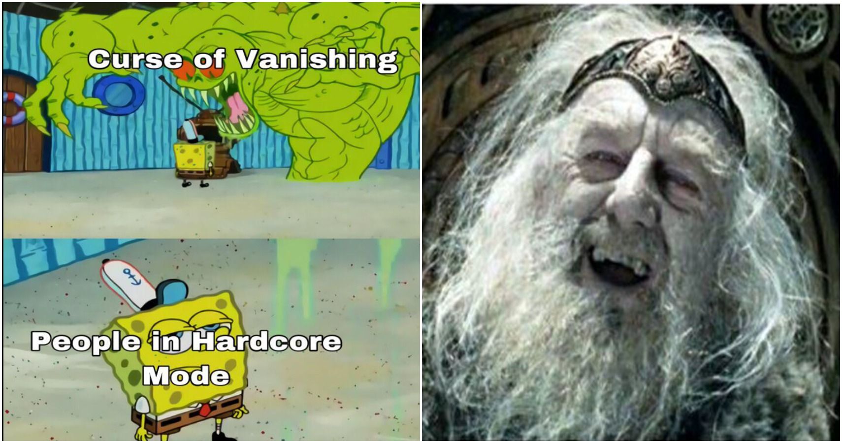 it always annoys me when someone doesn't use an item in hardcore just  because it has curse of vanishing. : r/MinecraftMemes