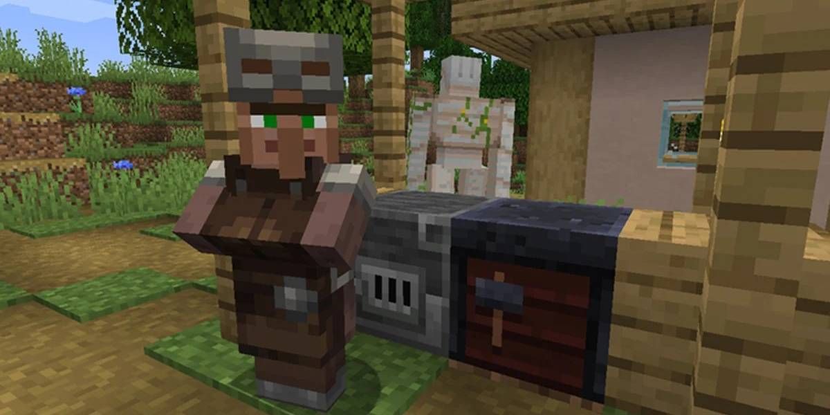 Minecraft Screenshot Of Villager