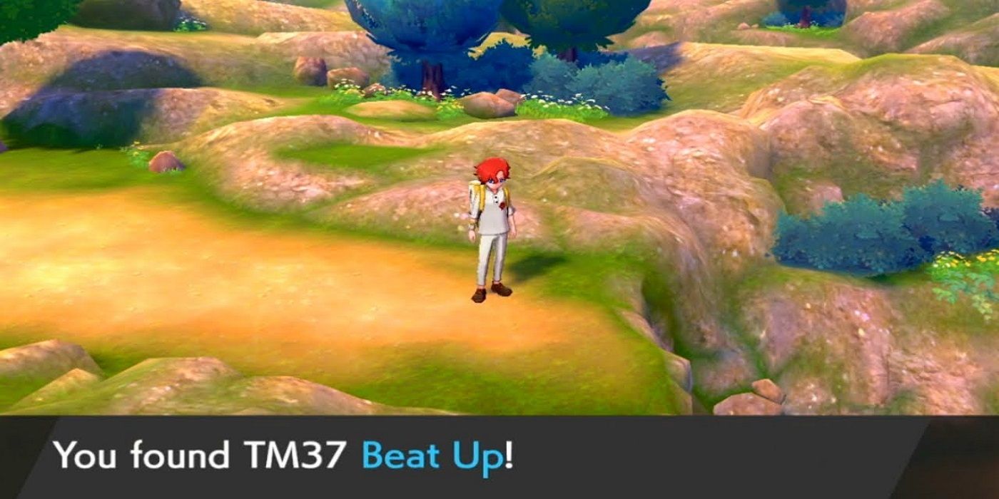 Pokémon Sword Shield find Beat Up TM