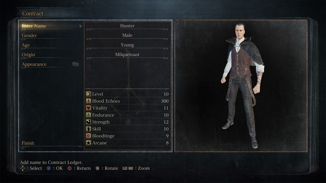 6- Bloodborne Stats