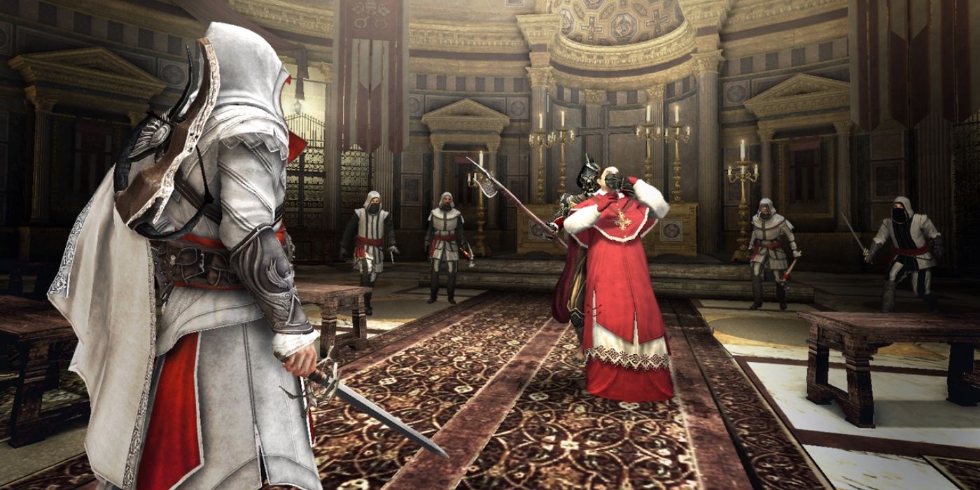 AC Brotherhood Screenshot Of Ezio in the Vatican