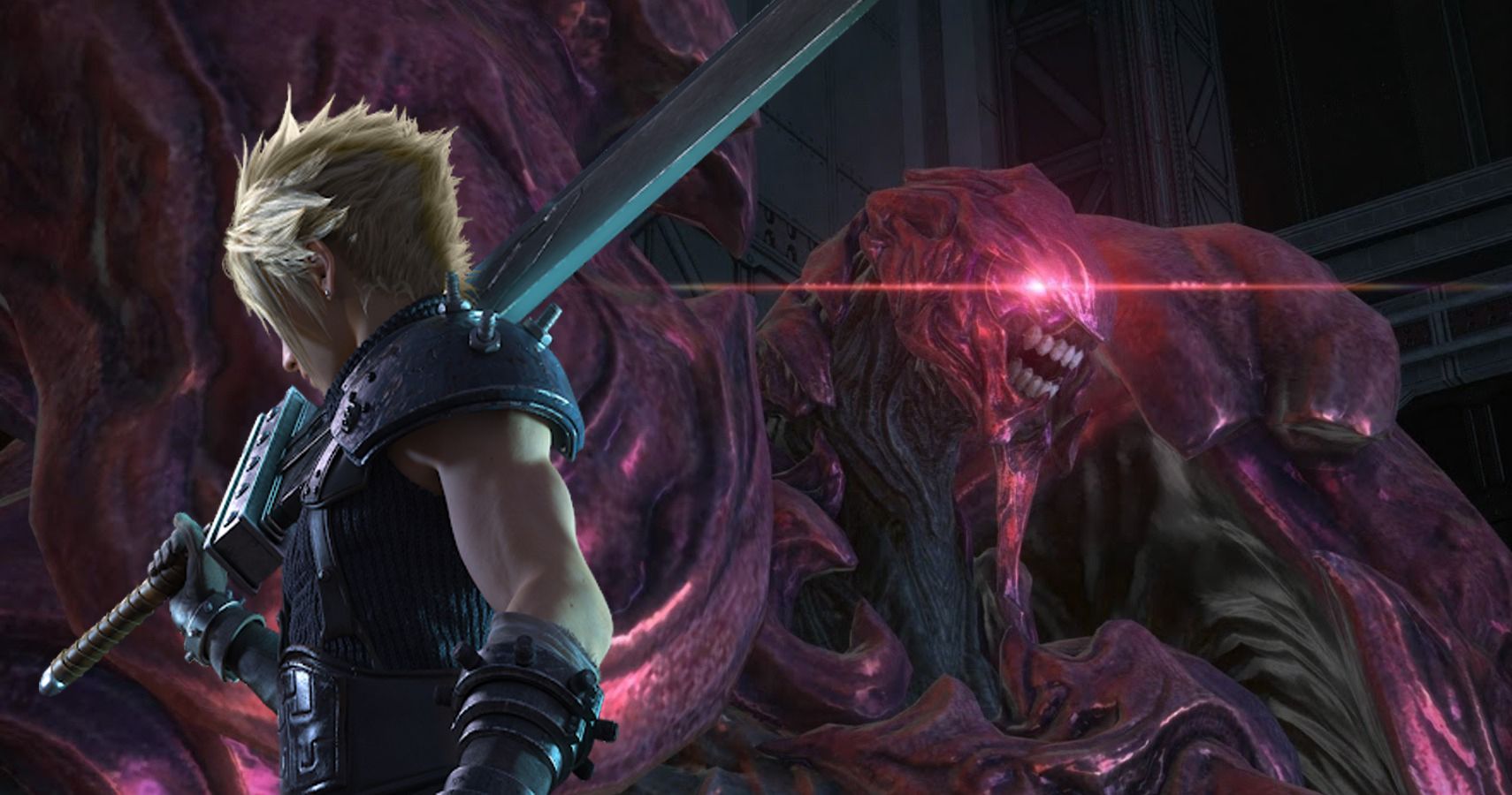 Cloud Ruby Weapon Final Fantasy VII Remake Cover