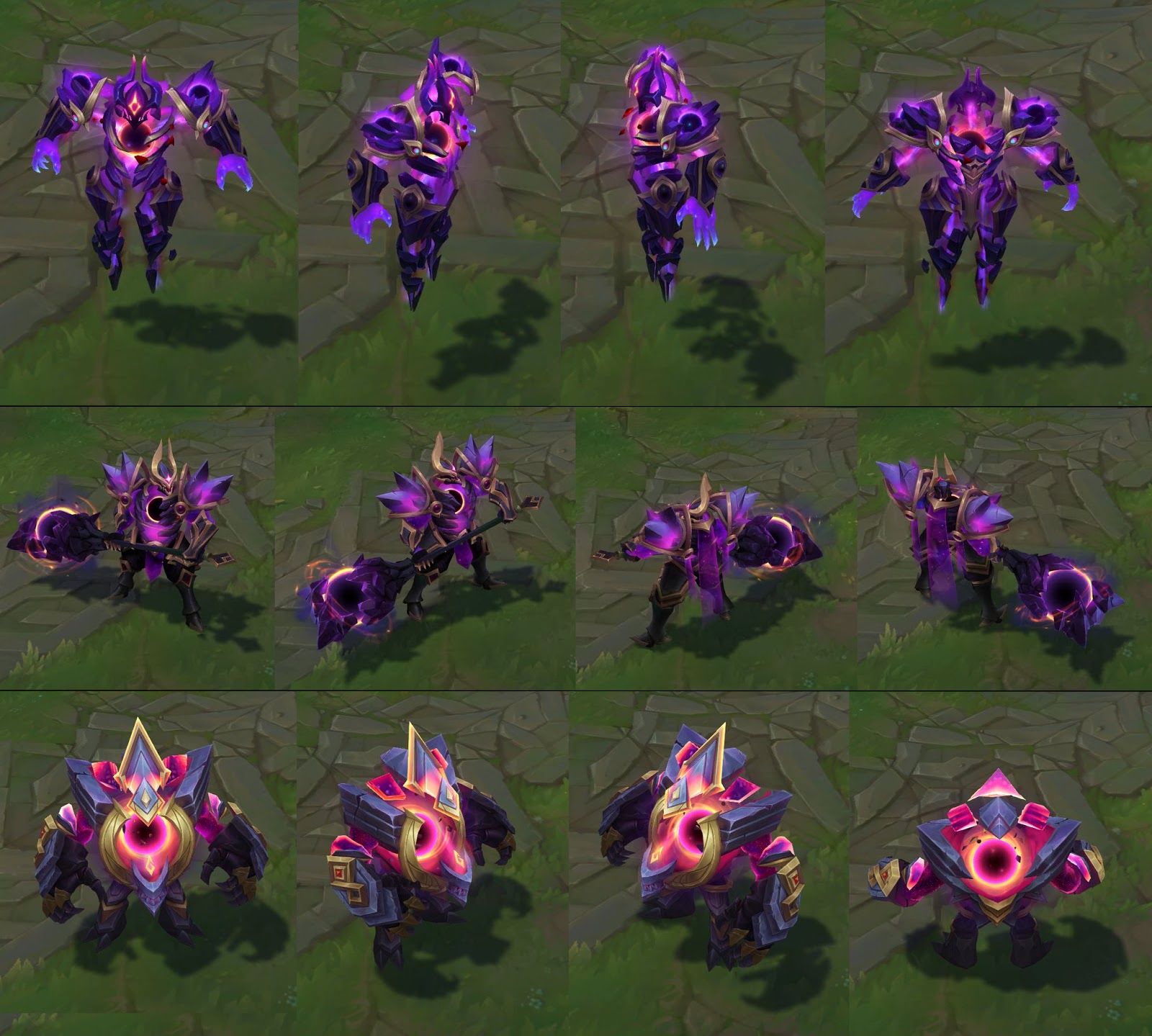 Dark Star Skins (Morde, Xerath, Malphite) League of Legends