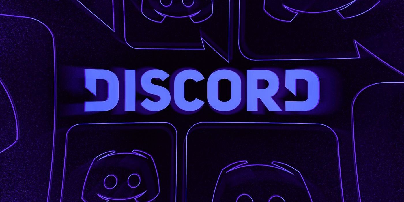 image of the purple Discord logo on a black background