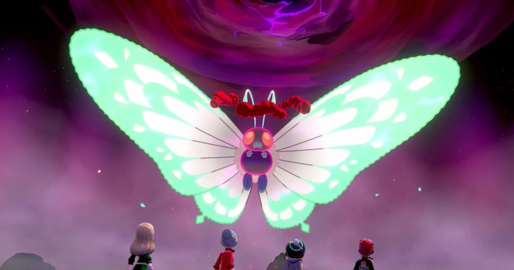 how to catch butterfree in pokemon sword