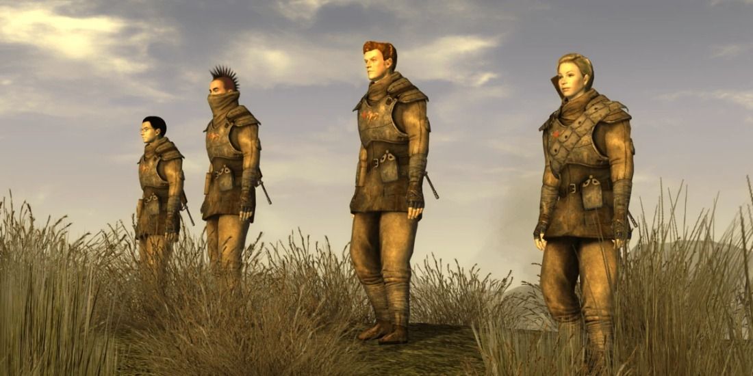 The four terrible NCR rangers of Flags of our Foul-Ups in Fallout New Vegas