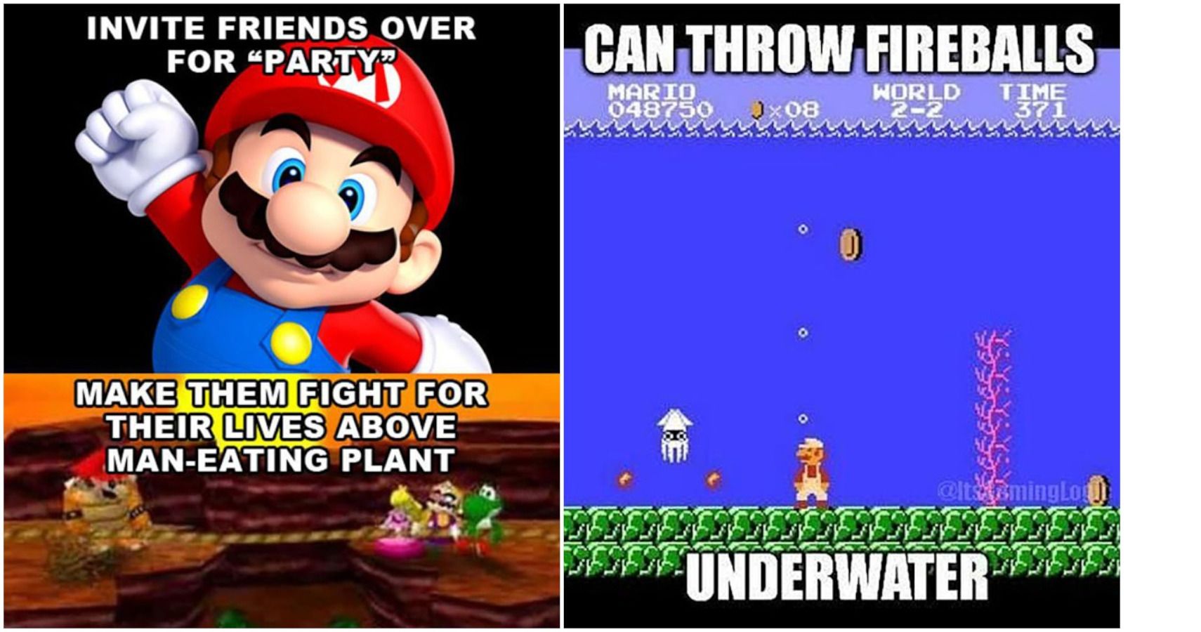 Mario S Greatest Prank Funny Games Video Games Funny Mario Memes - Vrogue