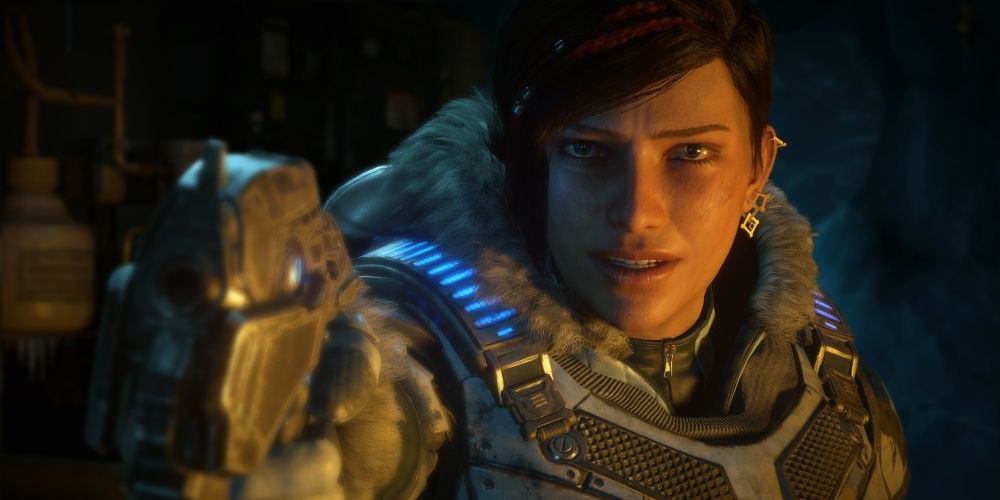 Gears 5 Kait Diaz Debating Whether To Shoot Or Not