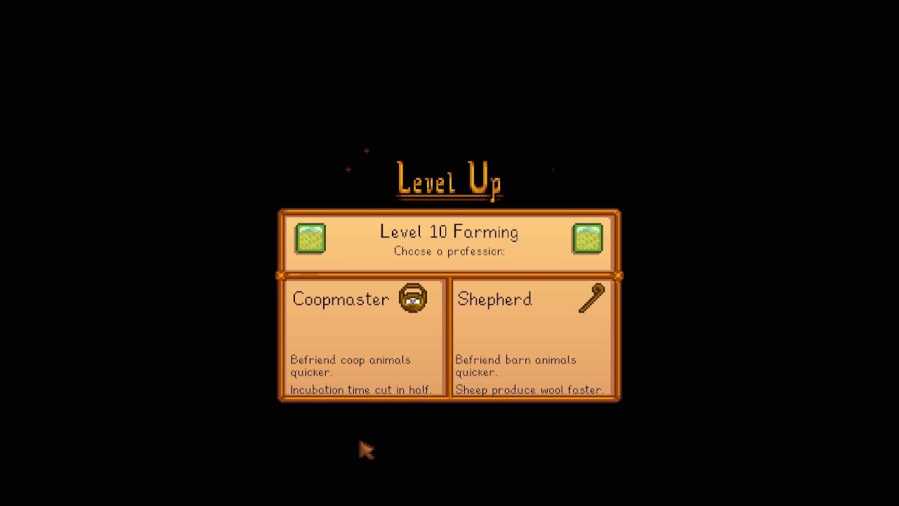Stardew Valley: The Best Professions To Pick For Every Skill