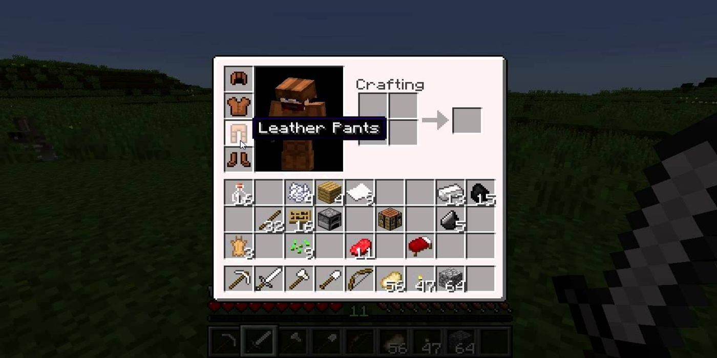 Minecraft: an image of the player's inventory