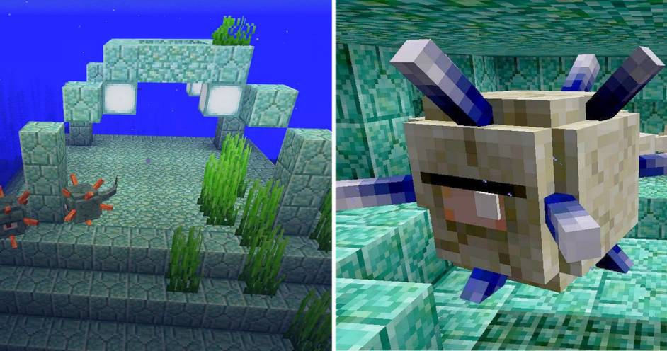 Minecraft How To Take Down An Ocean Monument Minecraft How To Take Down An Ocean Monument