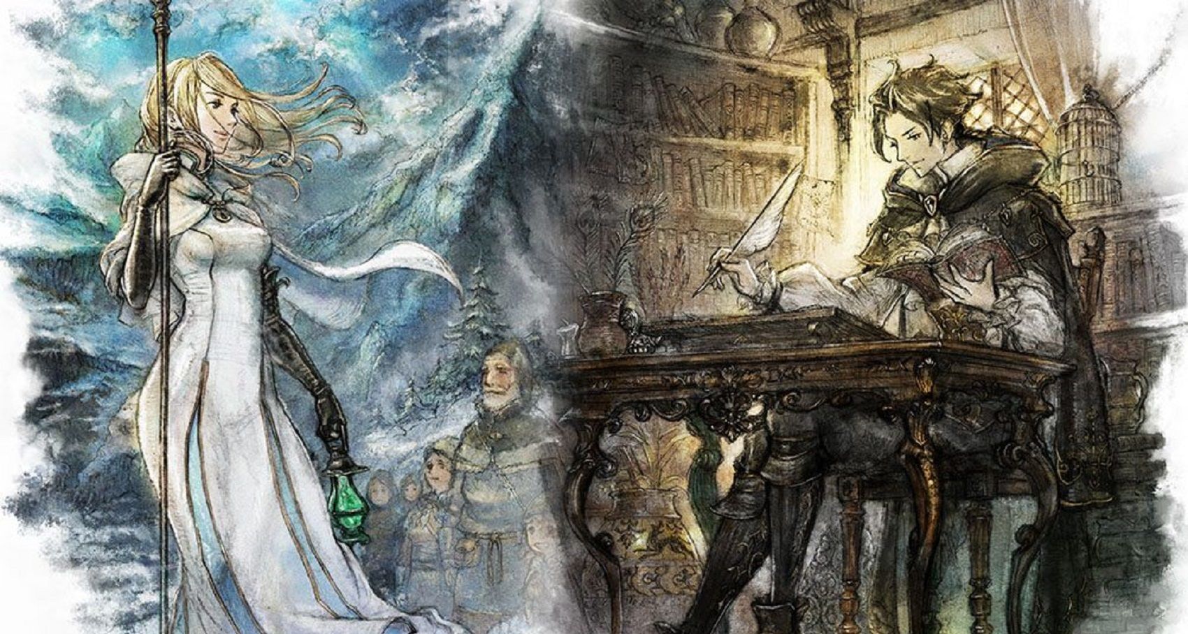 Octopath traveller. Octopath traveler игра. JRPG Octopath traveler. Сайрус Octopath traveler. Octopath traveler 2.