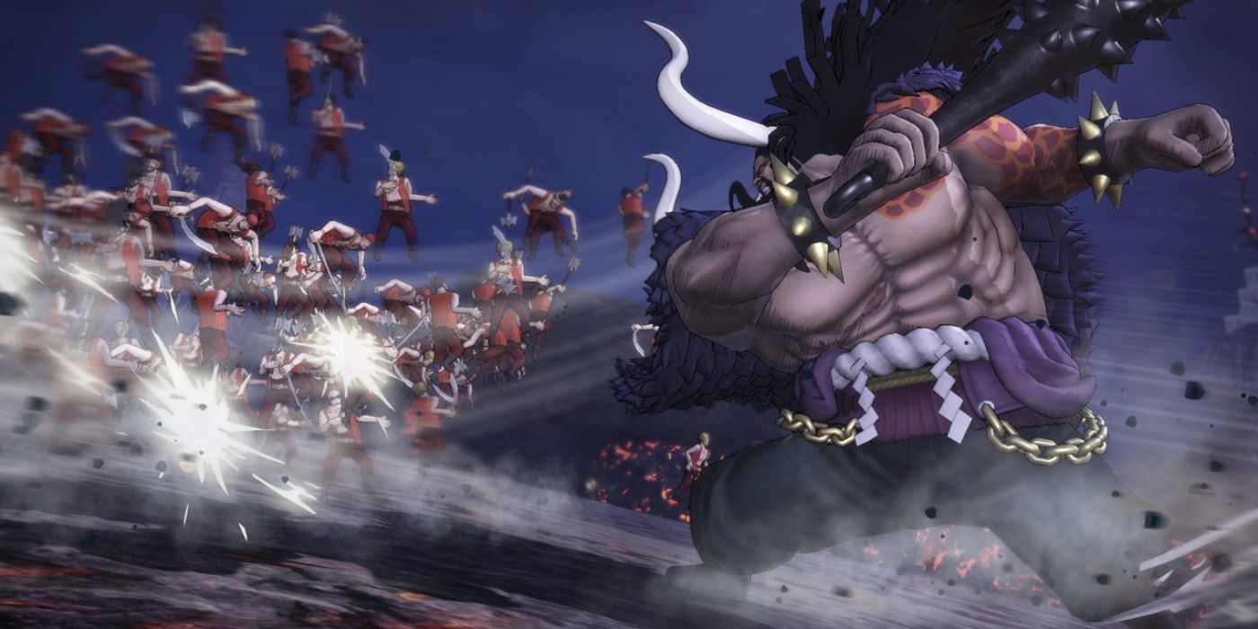 Epic battle against Kaido in One Piece Pirate Warriors 4