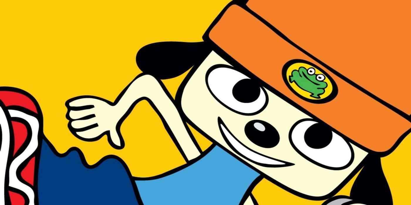 PaRappa The Rapper Posing Sideways