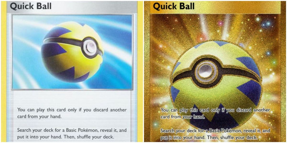 pokemon tcg quick ball both arts