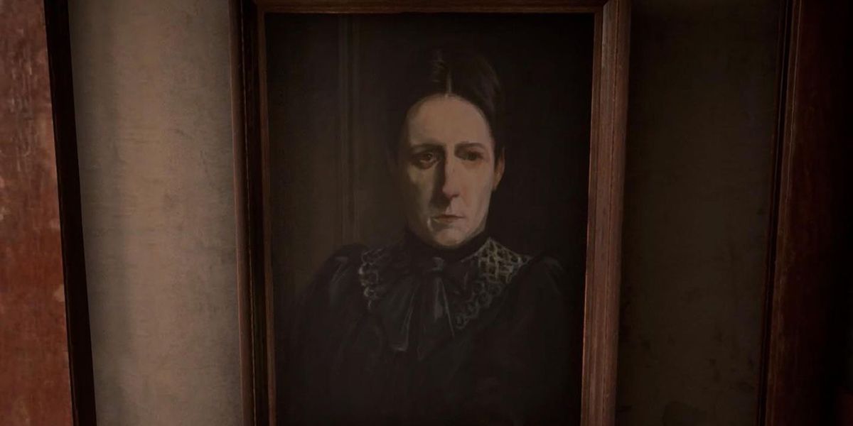 Close-up of Aberdeens' mother portrait at RDR2