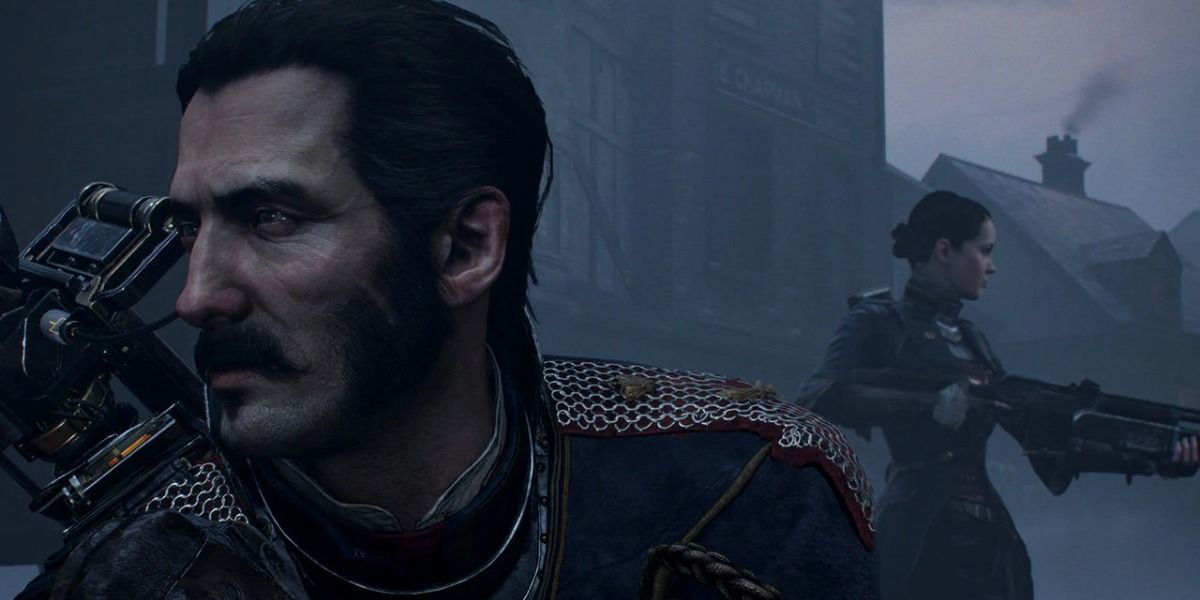 The Order 1886 Close up of character with another character in background