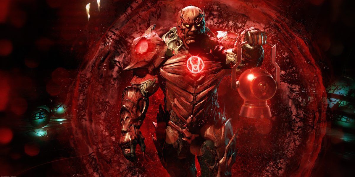 Atrocitus as he appears with a Red Lantern in Injustice 2