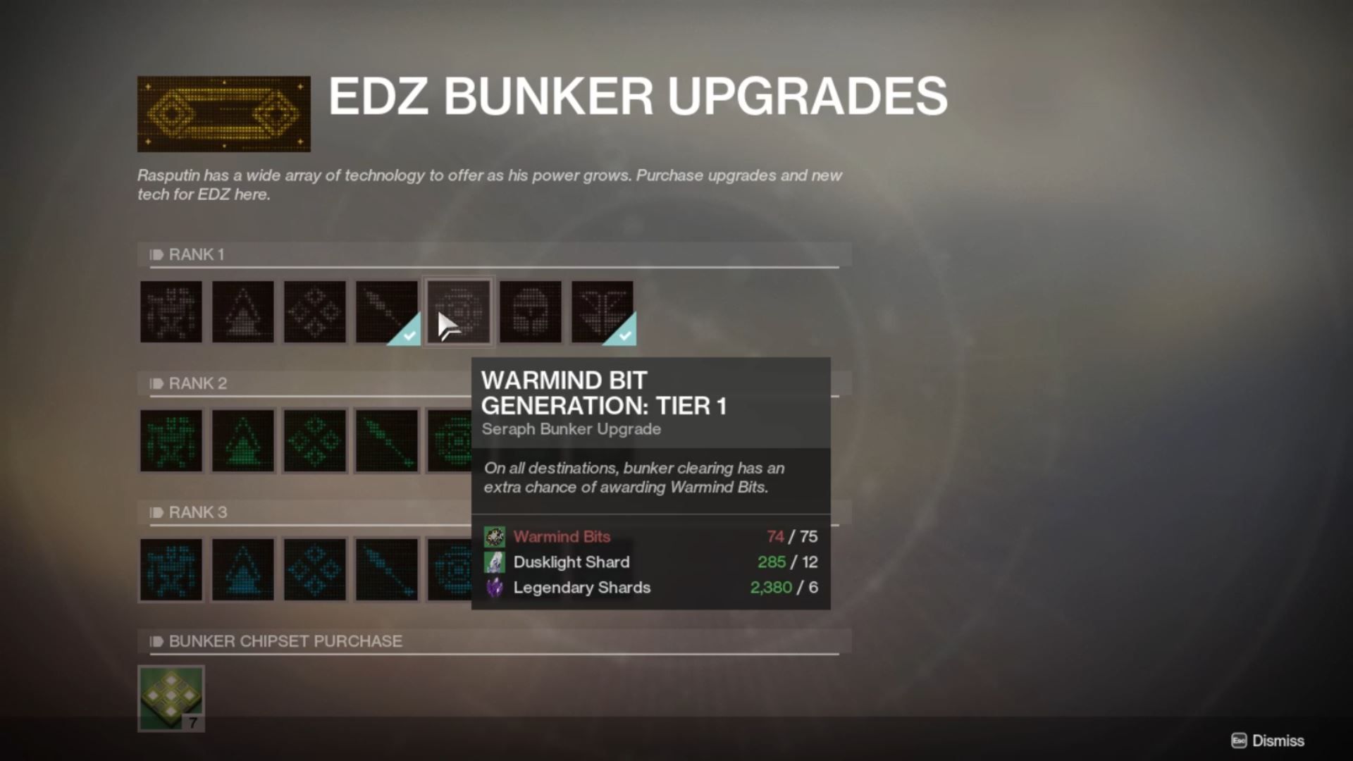 Destiny 2 Seraph Bunker Guide