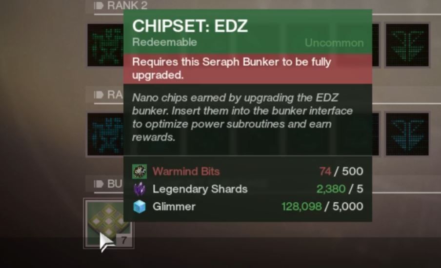 Destiny 2 Seraph Bunker Guide