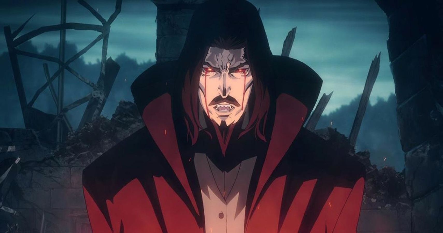 Blood in roses] I just started watching Castlevania and I noticed these  shocking similarities! : r/otomegames