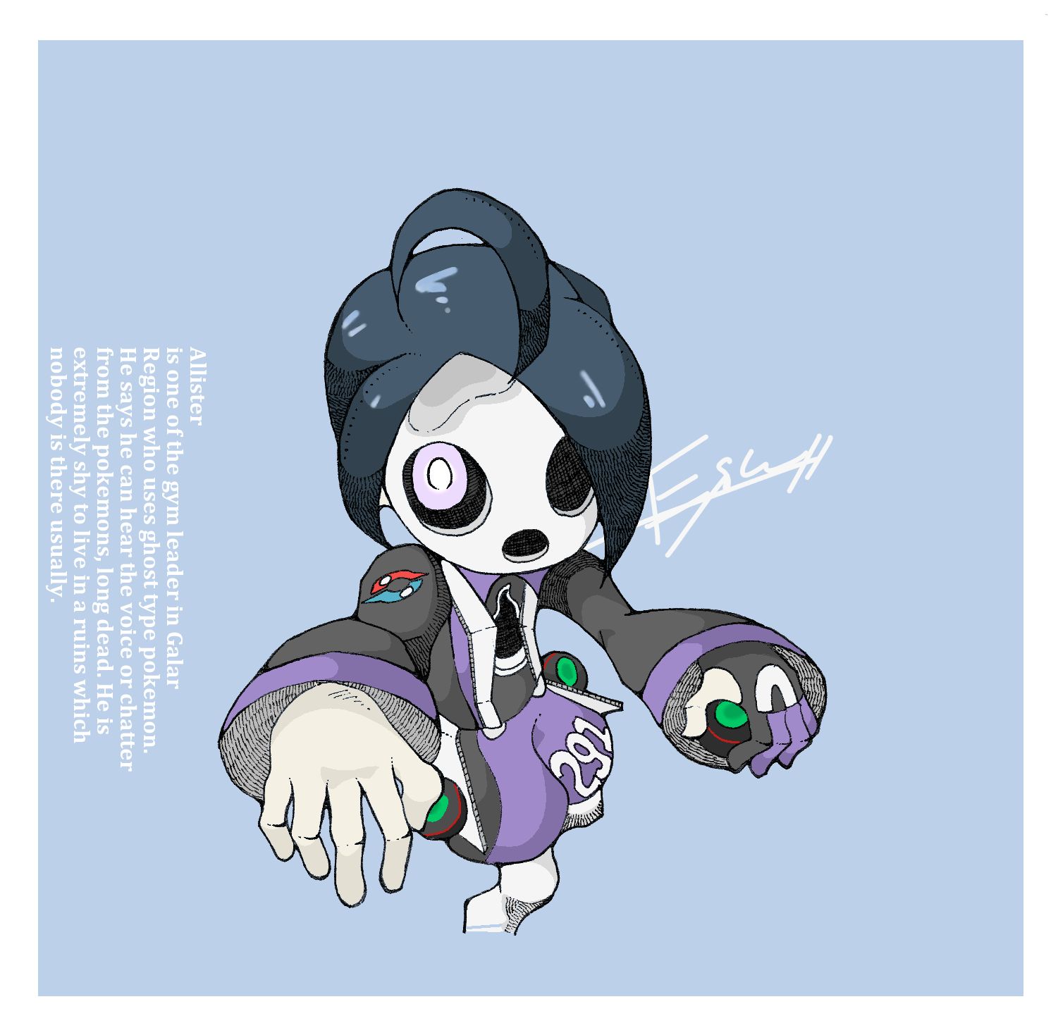 Pokemon Sword & Shield: 10 Of The Best Pieces Of Allister Fan Art