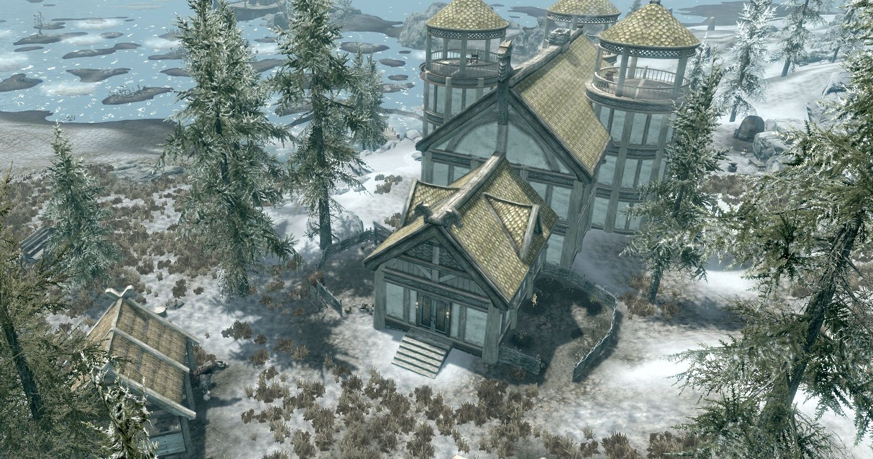 skyrim castle home mod