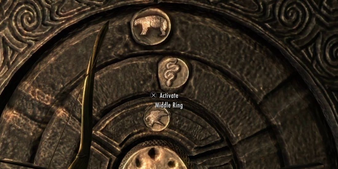 Gaulder Claw Puzzle Inside Dungeon In Skyrim
