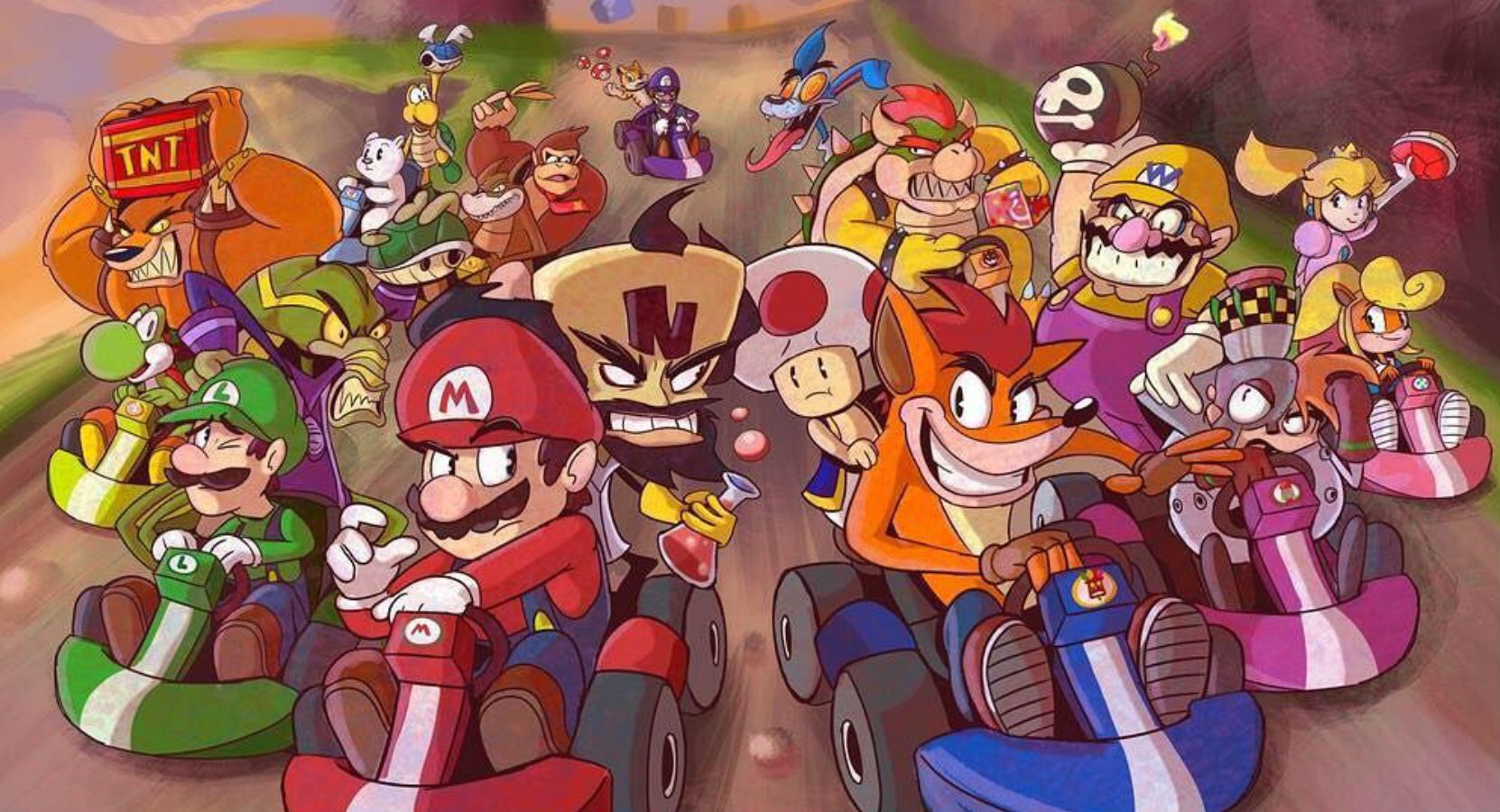 Mario Kart Needs To Team Up With Crash Team Racing For The Ultimate ...