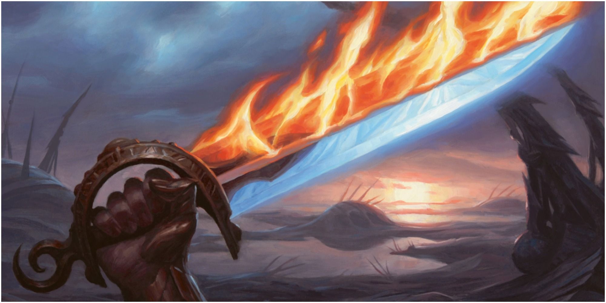 Magic The Gathering Sword of Fire and Ice card art