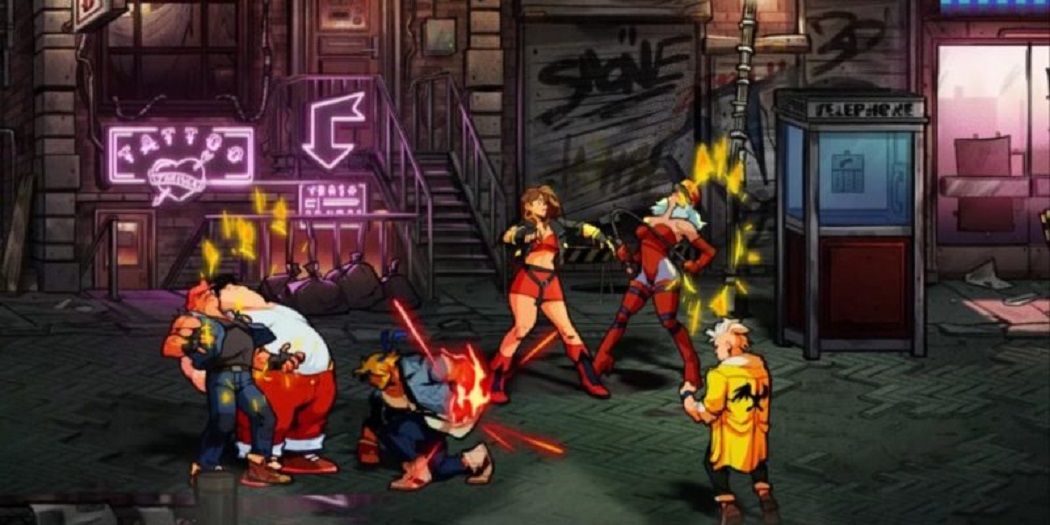 streets of rage remake android glitchy colors