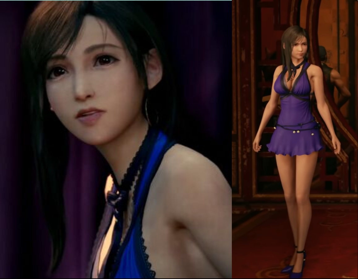 Ffvii Remake Tifas Dress Options Were All Terrible 