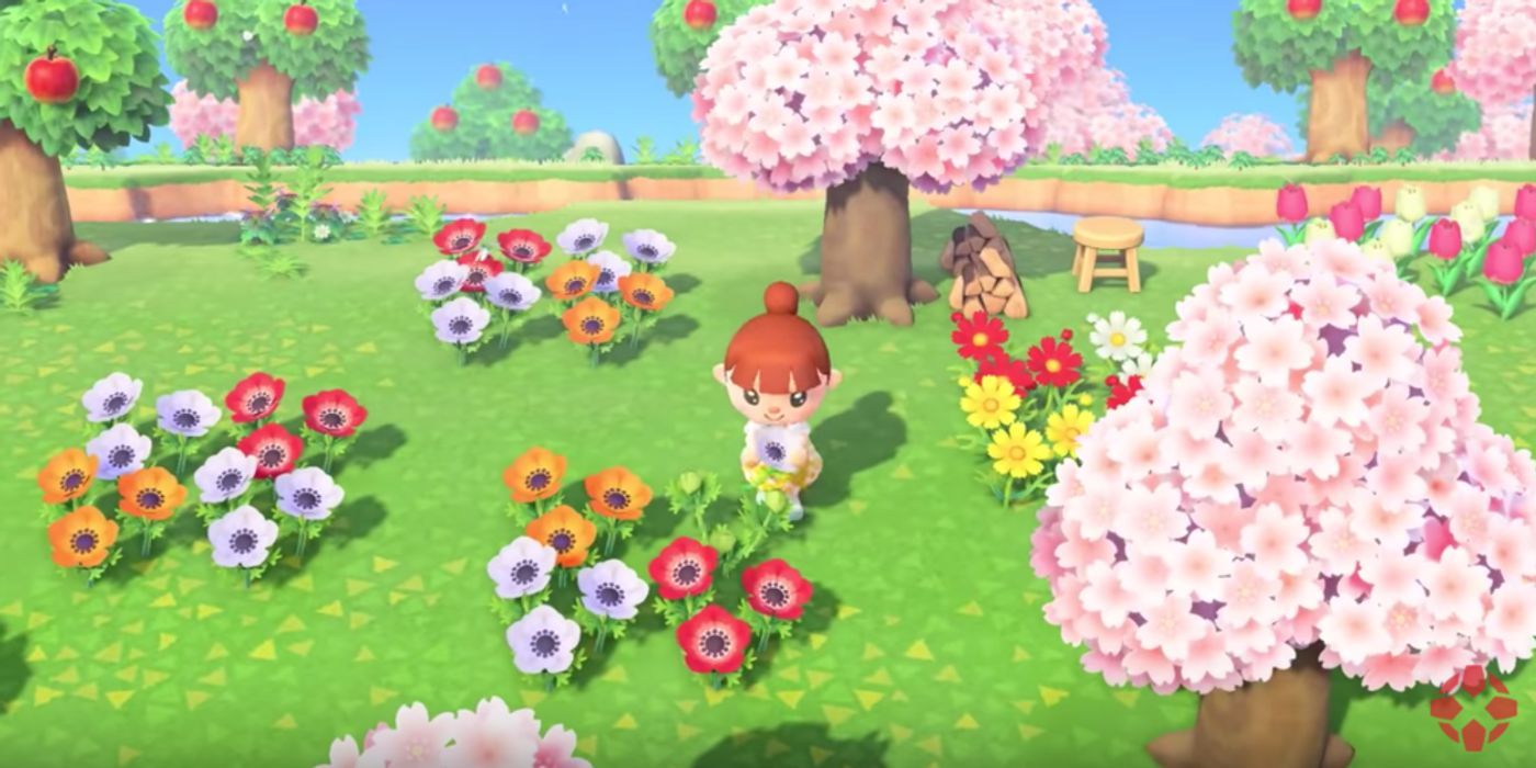 Animal Crossing Flowers and Trees