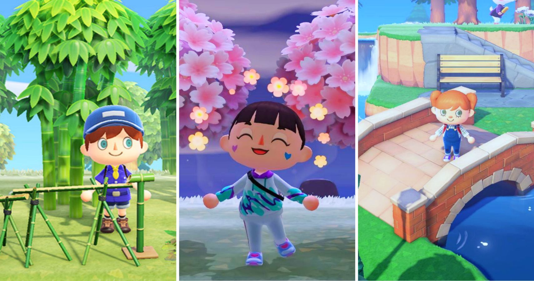 Animal Crossing Waterfall Park - Decorations Ideas