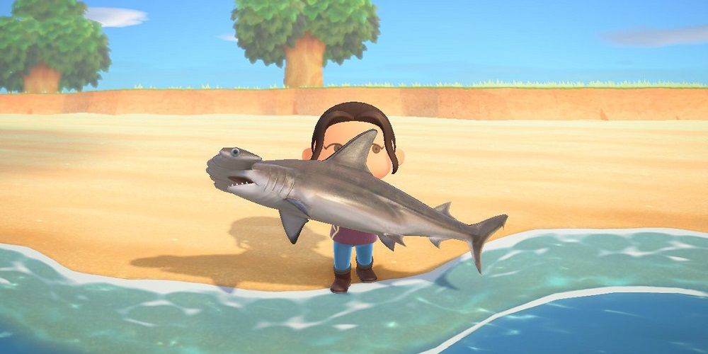 Animal Crossing New Horizons Hammerhead Shark