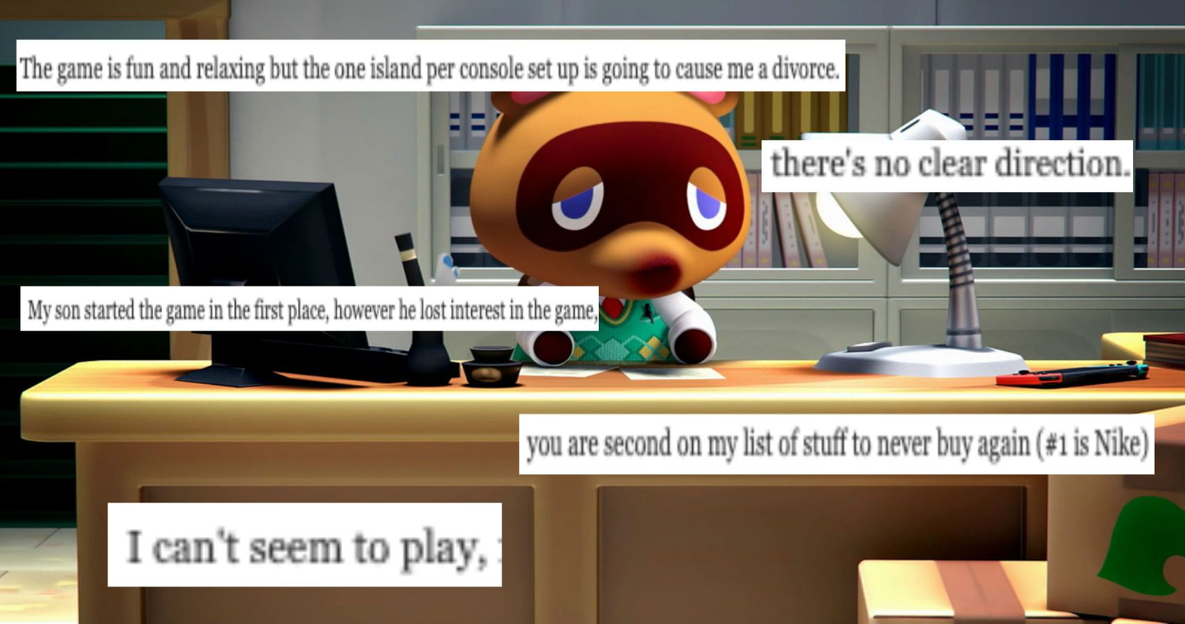 These Animal Crossing: New Horizons Review Bombs Are Something Else